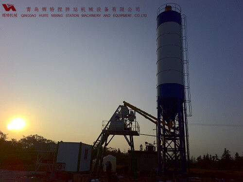 攪拌站HZS35易損件少，維護(hù)簡(jiǎn)單，運(yùn)行費(fèi)用低