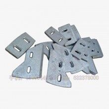 JS500/750強制式混凝土攪拌機(jī)通用襯板葉片攪拌臂鑄鐵耐磨易損件