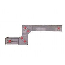 Z型提升機(jī)，進(jìn)料輸送卸料全過(guò)程，對(duì)物體本身無(wú)破損，降低廢品率